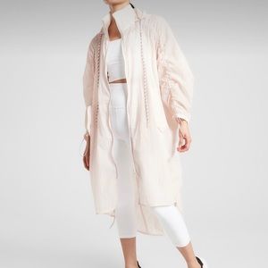 NWT! Canopy Parachute windbreaker jacket. Size Small. Color blush/peach.